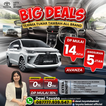 Special Promo Toyota Avanza Akhir Tahun - Promo Toyota Bekasi