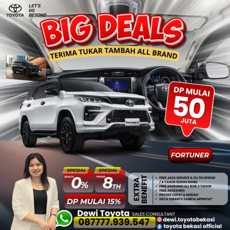 Special Promo Toyota Fortuner Akhir Tahun - Promo Toyota Bekasi