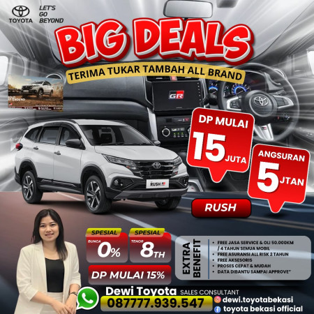 Special Promo Toyota Rush Akhir Tahun - Promo Toyota Bekasi